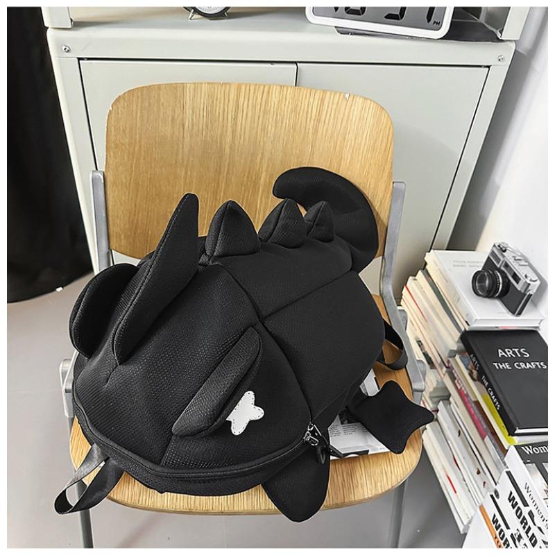 New ugly cute funny personality big shark backpack men and women casual light large capacity backpack
