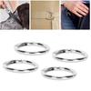 20Pcs Spring O Rings 1.61in Diameter 0.2in Thick Strong Copper Compact Spring Buckles for Keychain Necklace Jewelry  