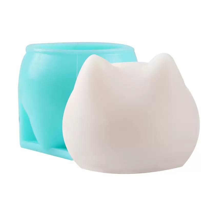 

Silicone Mold Fat Cat Milk Pudding Mold Halloween Jelly Bowl Cake Blue Cold Ice Powder Mold Cake Kitchen Decoration Accessories