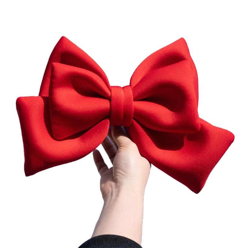 

Motorbike Helmets Decor Adhesive Large Bowknot Fashion Helmets Patches красный