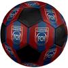 FC Heidenheim Size 5 Soccer Ball, Machine-Stitched PVC, Durable & High Bounce, All Ages Fit, fan merchandise, matches & outdoor use.