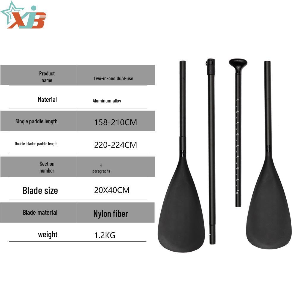 Professionelles 3-teiliges Paddel aus Aluminiumlegierung für Paddleboards, Kajaks, SUPs & Surfbretter