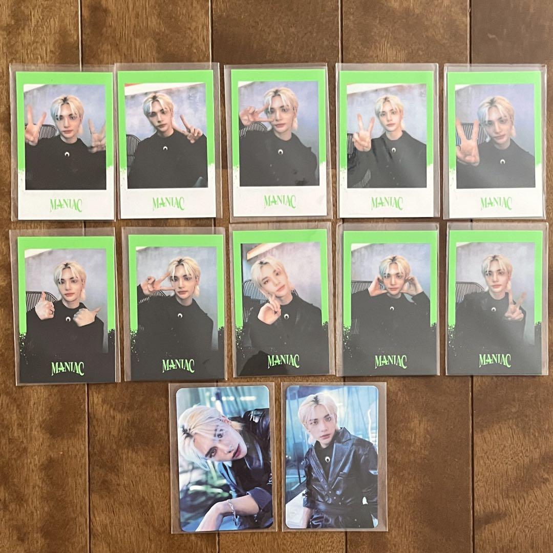 

[ИСПОЛЬЗОВАННАЯ] Полная коллекционная карточка Hyunjin MANIAC Polaroid Pola