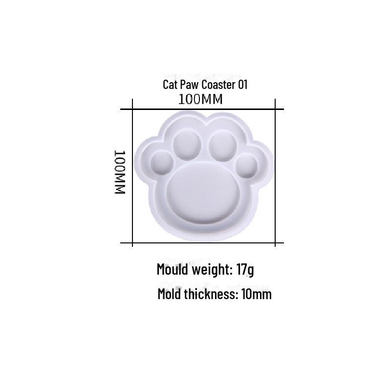 DIY Pazur kota silikonowa forma do robienia kolczyków i breloków