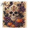 Nicht gruselige Halloween-Deko-Projekte, Perlenmalset, Süßer Geist 3D-Kunst-DIY, Gemütliches Herbst-Hausdeko-Set für Erwachsene, Weihnachtsbasteln Festlich