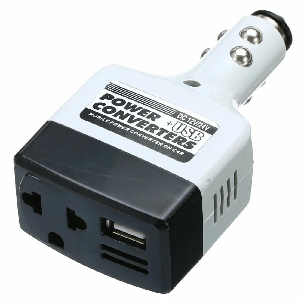 12v/24v To 220V DC To AC Car Power Converter Adapters Inverter USB Outlet Charger Car Converter Universally Power Transformers