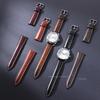 Vintage Oil Wax Leather Watch Strap 18mm 19 20mm 21 22mm Cowhide Watchband for Seiko for Omega Universal Quick Release Bracelet