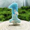 Blue Seashell Birthday Candles: Creative Design, Small, Exquisite, Perfect for Party Atmosphere