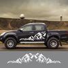 Mountain Styling Car Door Side Stickers For Isuzu Dmax D Max All Cab Graphics Decor Decals Vinyl Cover Auto Tuning Accessories