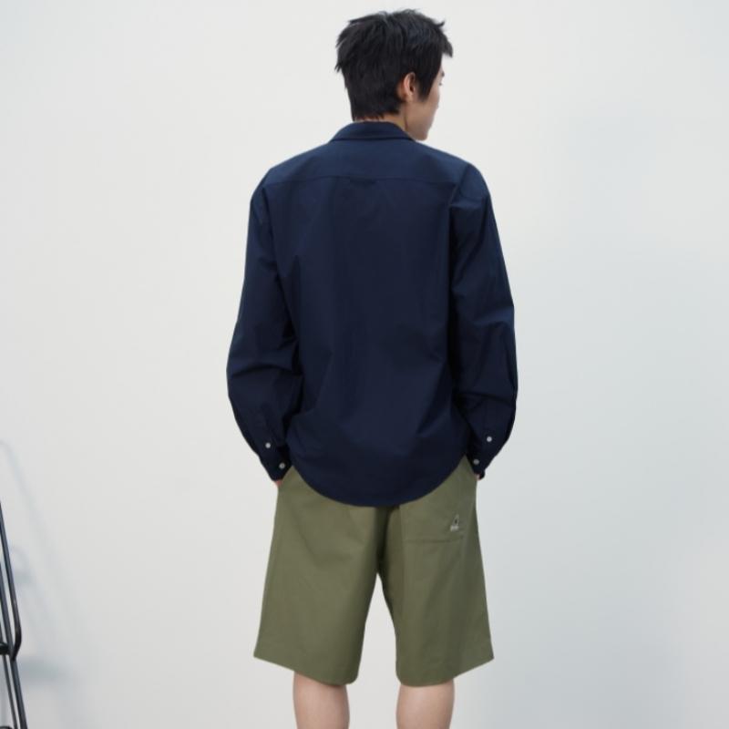 KANGOL Khaki Cotton Twill Shorts 4063