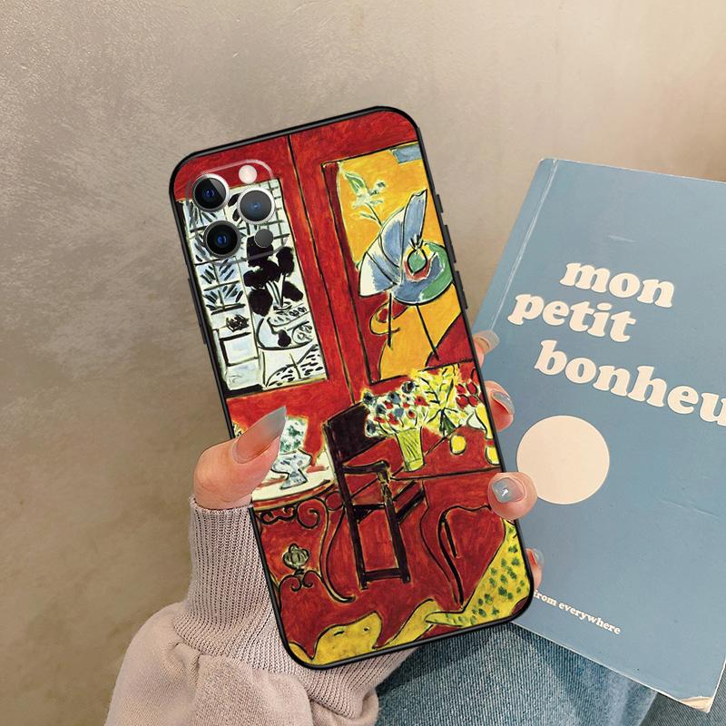 

Henri Matisse Art Painting Case For iPhone 17 Air 16 15 14 13 11 12 Pro Max 13 mini XR 15 16 Plus 16e Back Cover Shell iPhone 12 Pro