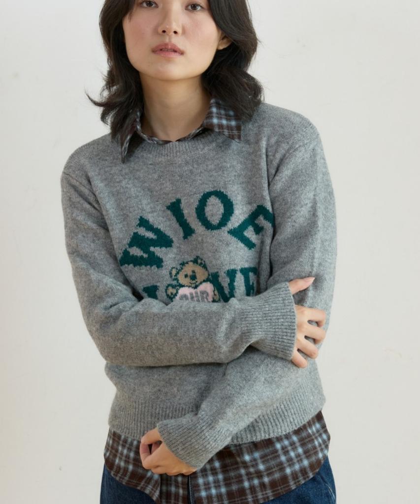 WIOE Wioe Love Knit_Grey