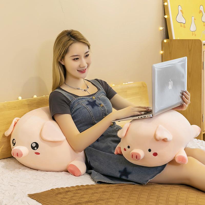 New shy pig doll plush toy cute pig doll children's rag doll girl birthday gift