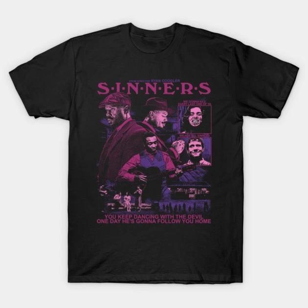 Sinners (2026) Movie T-Shirt – Unisex Horror Action Film Tee, Graphic Cinema XL