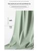 2025 Women's Summer Ice Silk Wide-Leg Floor-Length Pants - Thin, Loose, Slimming, Casual Straight Leg Fit