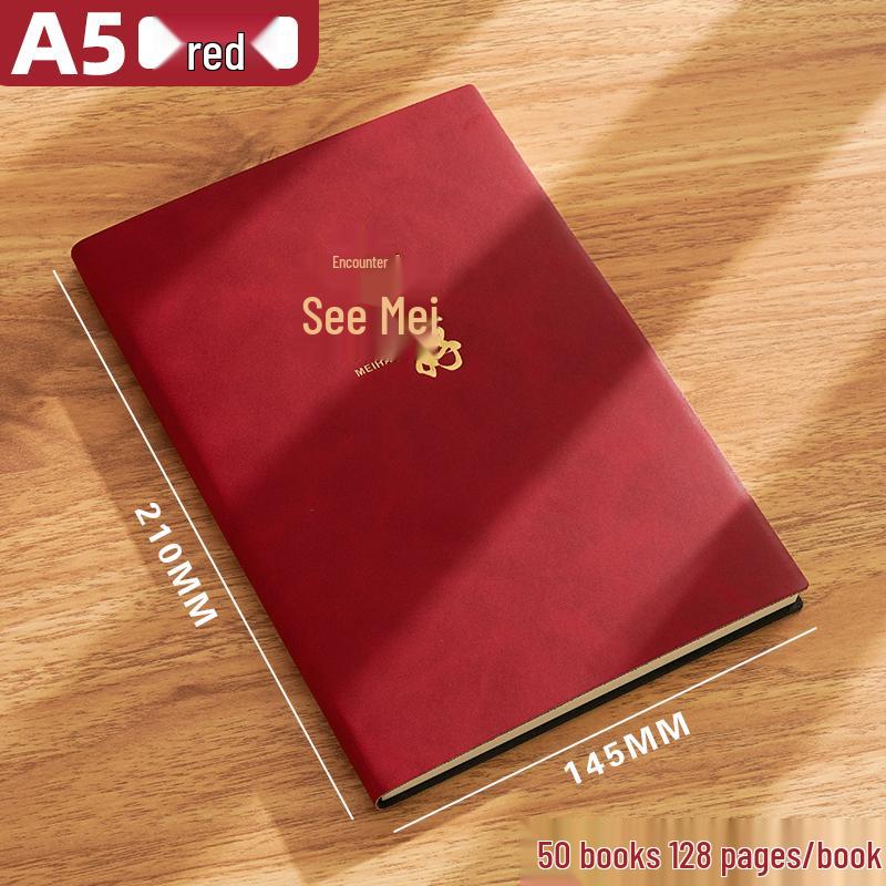 2025 A5 Business Notebook: Soft Leather Travel & Work Diary