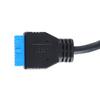 USB3.0 19Pin 1 To 2 Header Extension Wire USB HUB With Adopting Chip And Modular Cable Line And Expansion Card