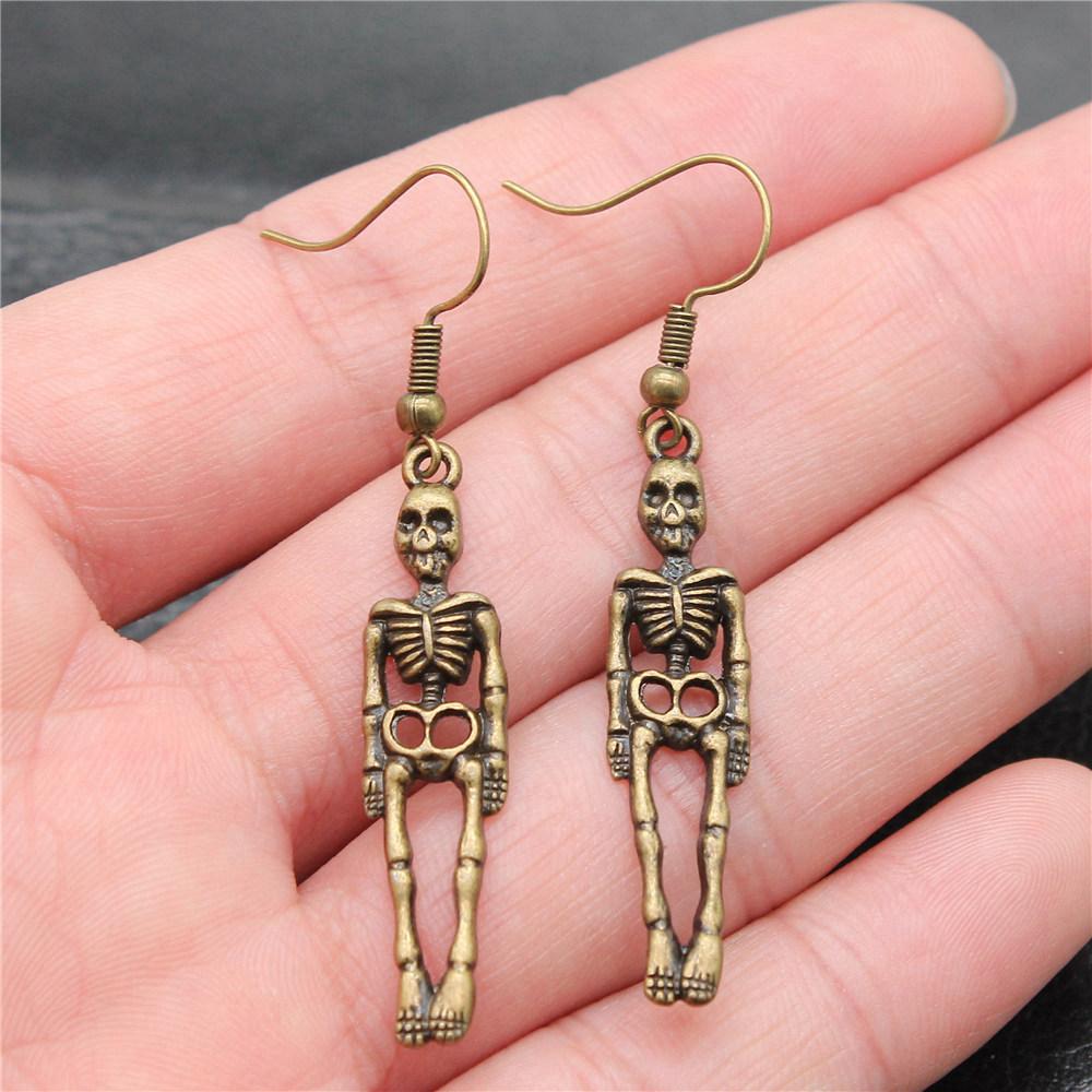 Trendy Initial Halloween-Themed Drop Earrings Various Styles Fun Layering Gift for Mom