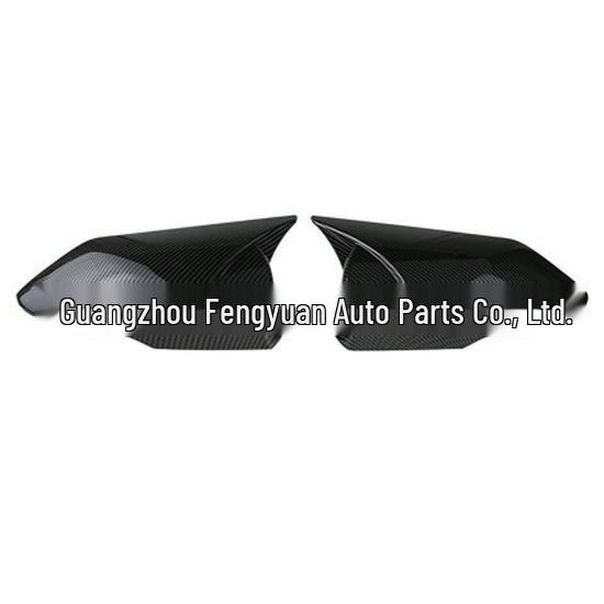 Hyundai Elantra 2021-2024 Bull Horn Rearview Mirror Cover Gloss Black