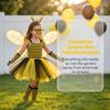 Insect Yellow Bee Fly Wings Bugs Kids Party Wings Lightweight Bee Cosplay Wings Suit  Cosplay Event