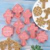 Cross Cutters with Stamp Cross 8 Pcs