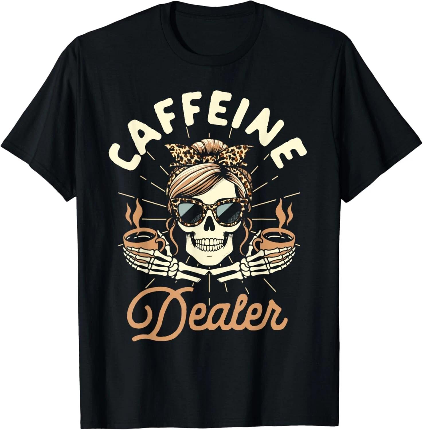 Barista But First Coffee Lover Caffeinated Caffeine Dealer Gifts Unisex T-Shirt S