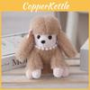 Plushie Cute Poodle Keychain Realistic Animal Shape Gift Backpack Decoration