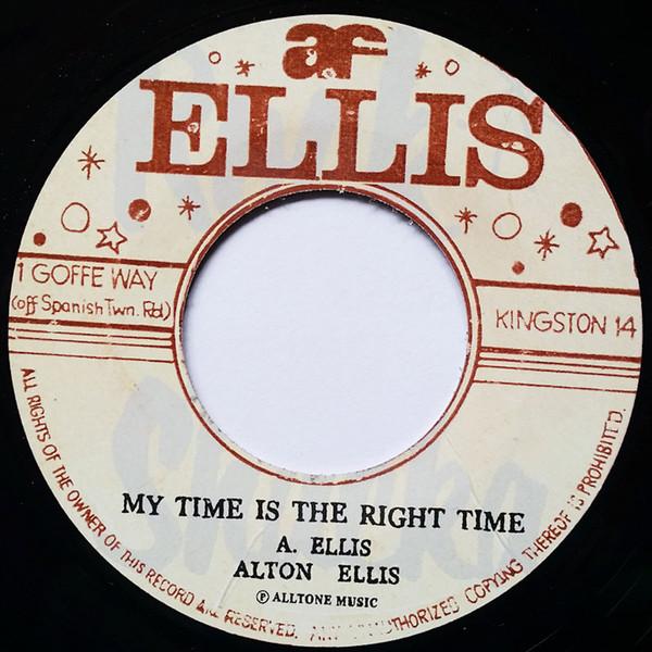 

7inch Record ALTON ELLIS - My Time Is The Right Time / If I Ha NONE Ellis, Rock A S 2015 Japan Reggae, Ska & Dub Used