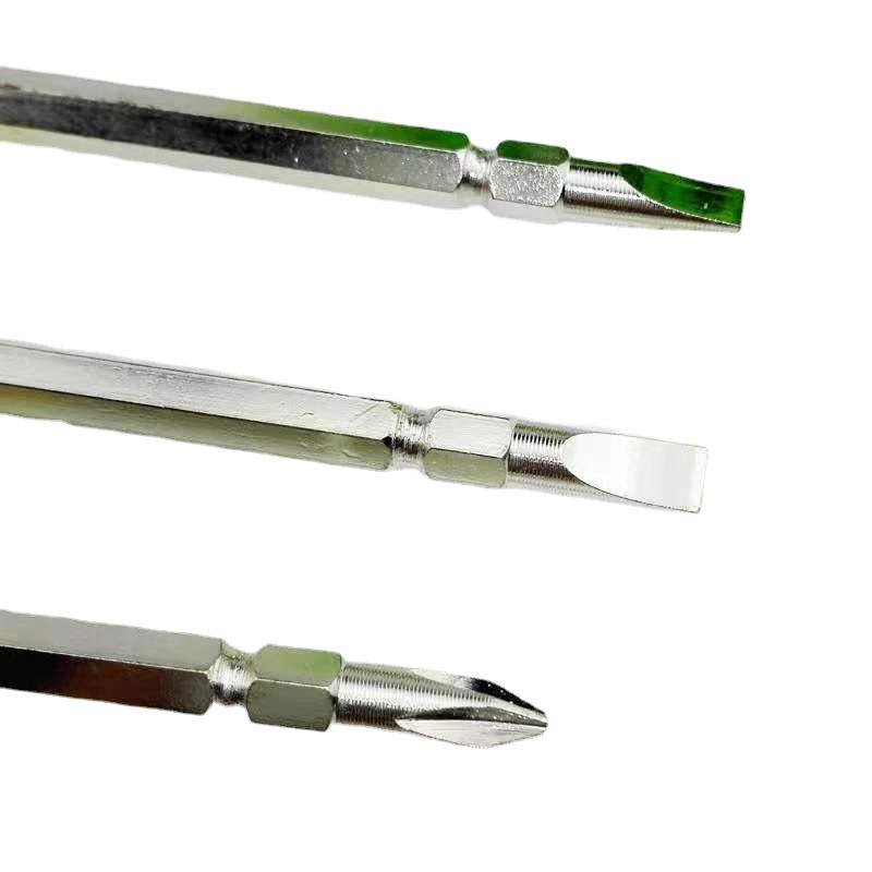 Dual-Use Phillips & Slotted Head Stainless Steel Electrical Test Pen for Electricians
