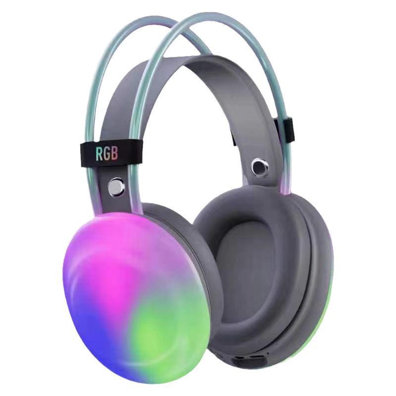 New Luminous Over-Ear Bluetooth Gaming Headset with Ultra-Long Battery Life and Noise Reduction