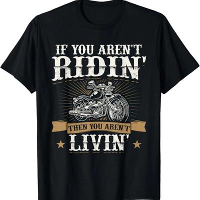 Zabawny T-shirt z grafiką dla miłośnika motocykli, kierowcy motoru, dla kobiet i mężczyzn