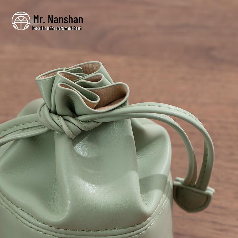 Nanshan Mr. Leather Portable Tea Cup Storage Bag
