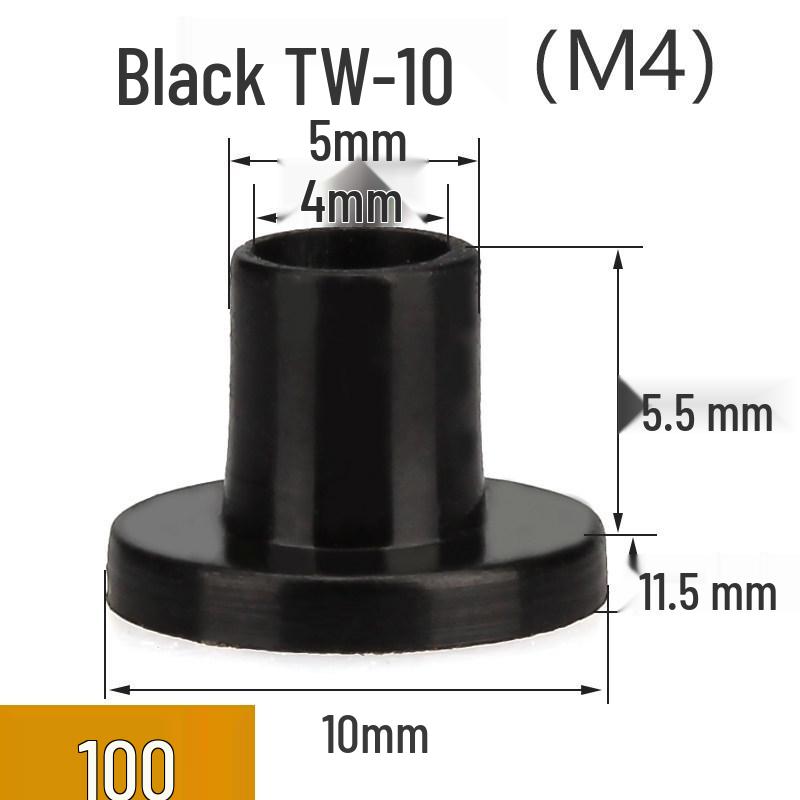 T-shaped Insulating Nylon Washer & Sleeve Assortment for M2-M12 Screws