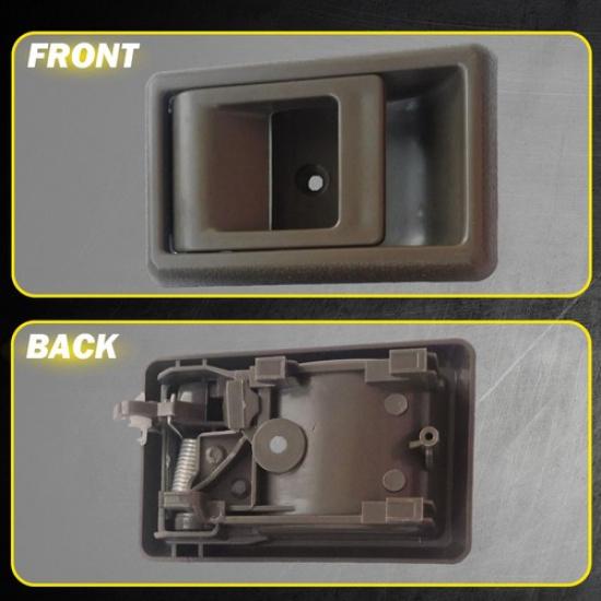 2X Interior Inner Brown Door Handle Left Right Fit 1990-95 Toyota 4Runner Pickup