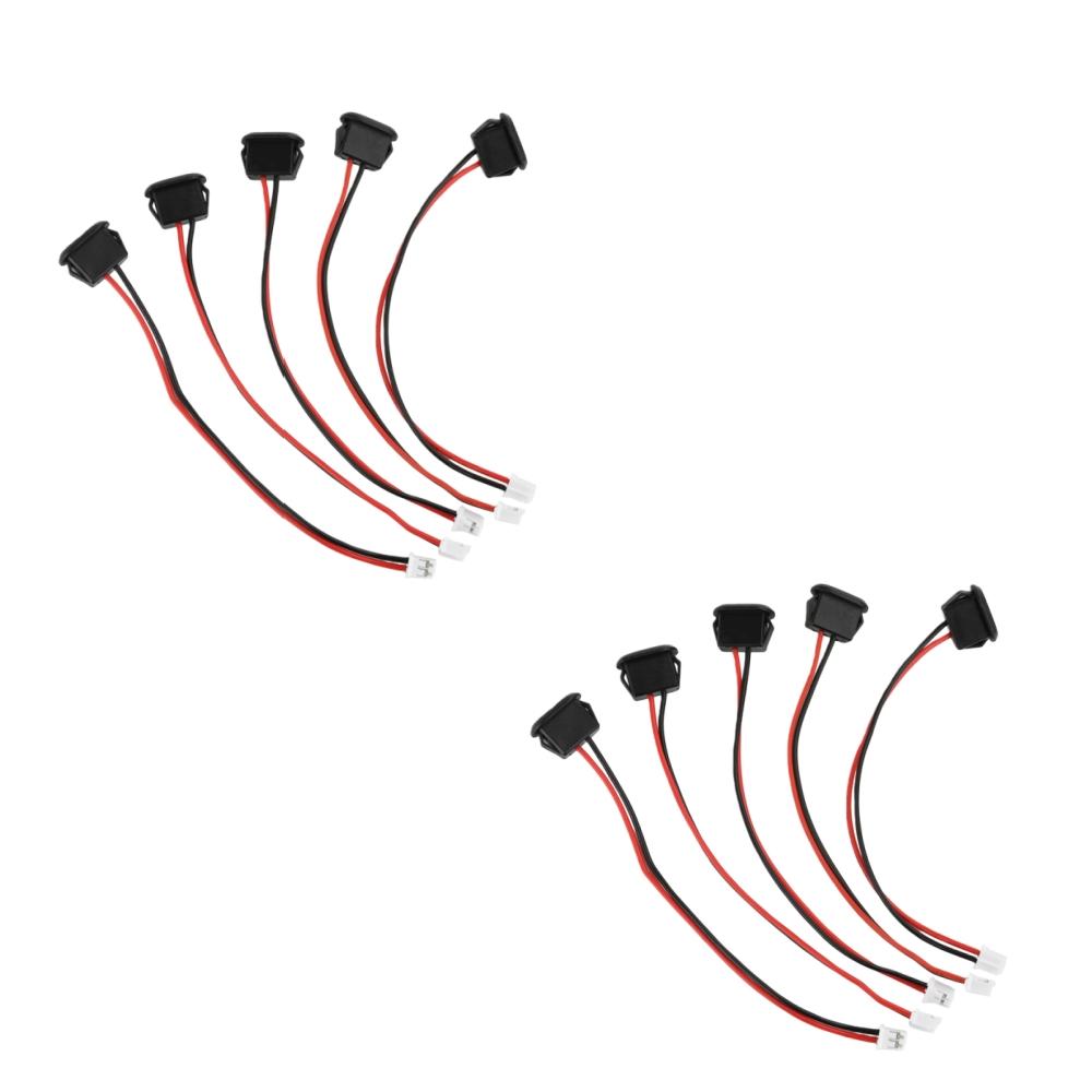10Pcs USB Type C 2pin Connector Jack Female Type-C With card buckle DC 30V 3A Fast Charging Jack Port USB-C Charger Plug Socket