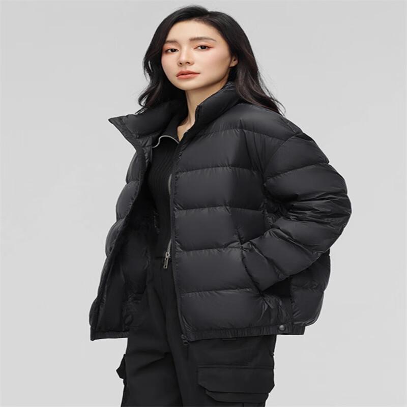YAYA 2024 Women's Short Stand Collar Down Jacket
