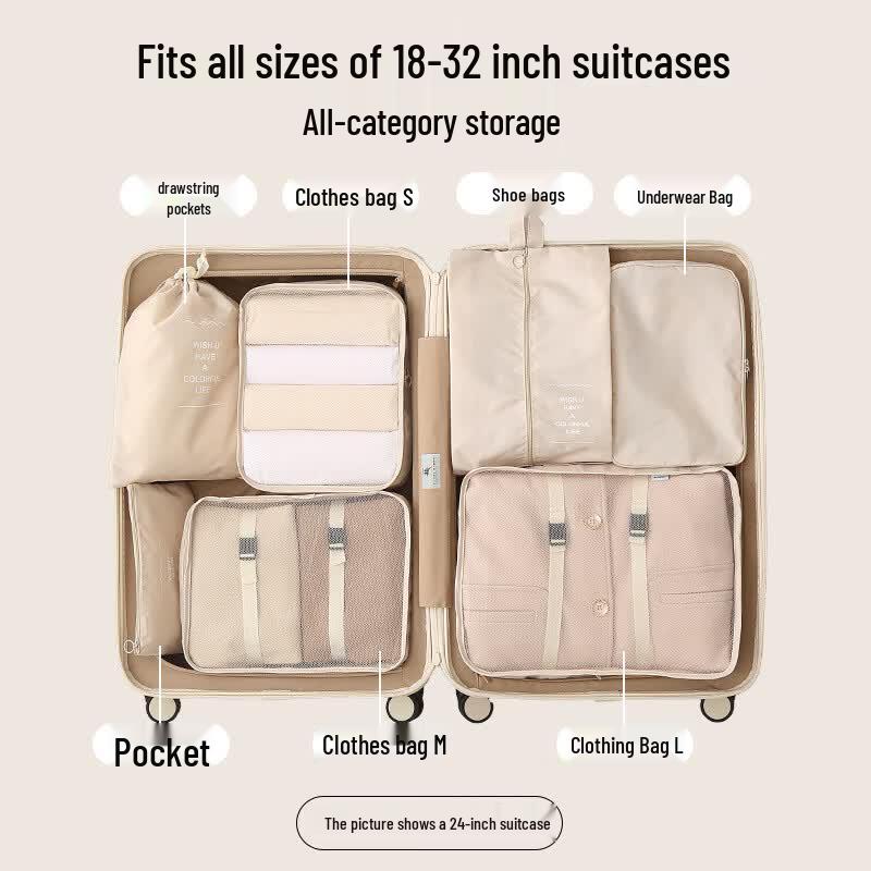 Travel Luggage Organizer Set