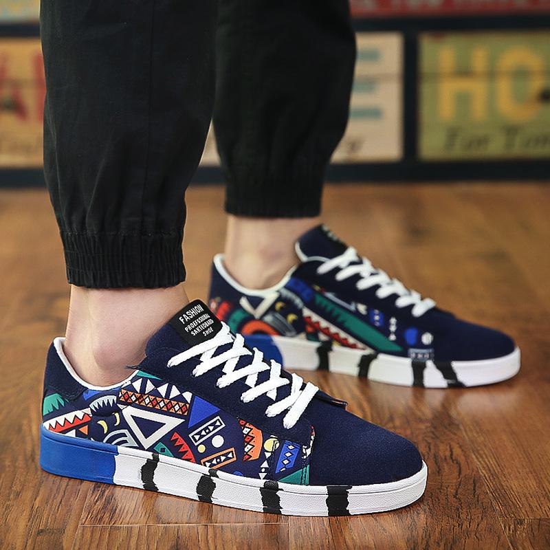 Fashion High Quality Brand Black Men Casual Shoes Hot Sale Flat Casual Men Shoes White Spring Autumn Canvas Shoes Men Casual Breathable