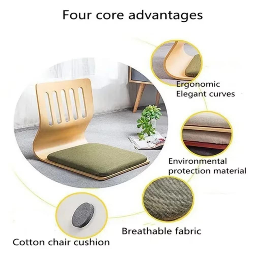 Creative Japanese Lazy Tatami Chair Legless Chair Home Living Room Sofa Furniture Balcony Floor Back-Up Dormitory Legless Stools