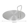 Heat Diffuser Plate Stainless Steel Induction Plate Electric Induction Cooker Diffuser Adapter for Home Kitchen