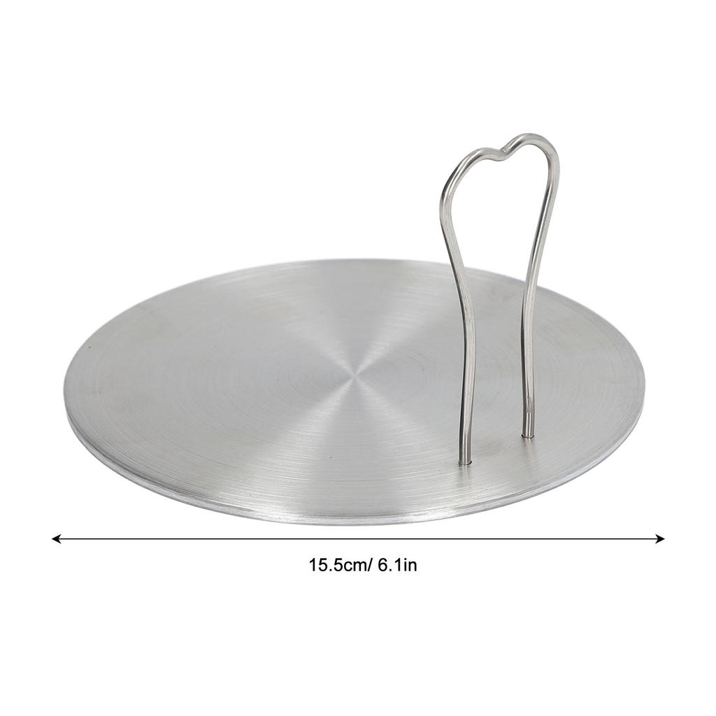 Heat Diffuser Plate Stainless Steel Induction Plate Electric Induction Cooker Diffuser Adapter for Home Kitchen