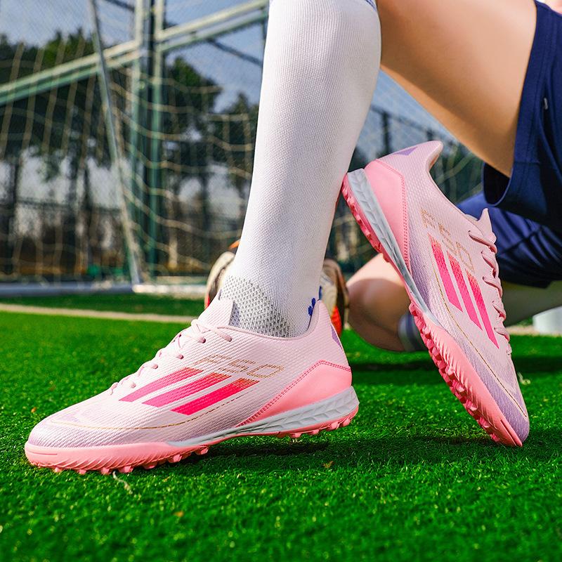 

Football shoes men s Messi broken nails AG long nails TF training shoes children s students anti-skid competition special short nails Putian shoes 45