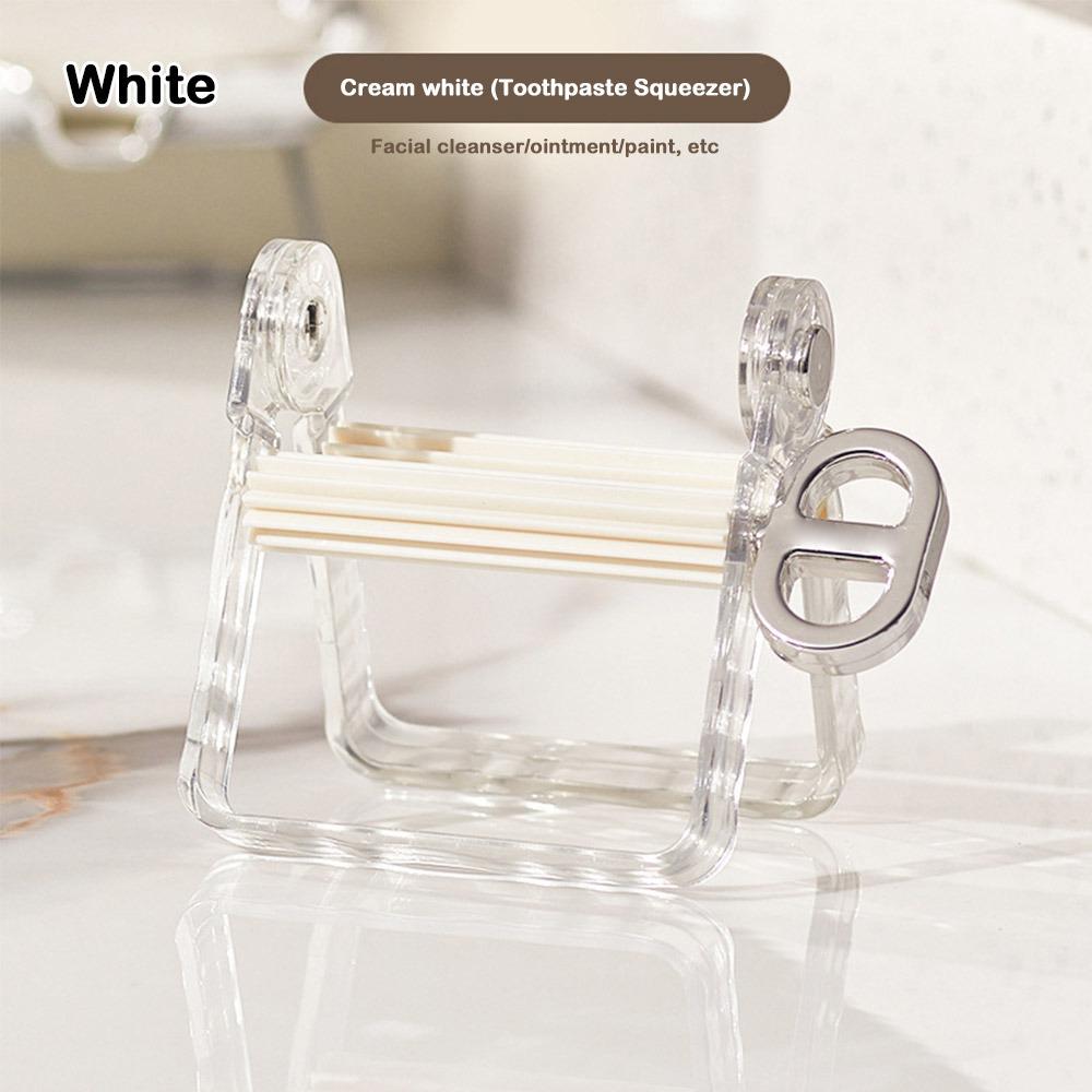 Storage Rack Clip Toothpaste Squeezer Manual Punch-free Toothpaste Holder Bathroom Accessories Suction Cup Toothpaste Dispenser