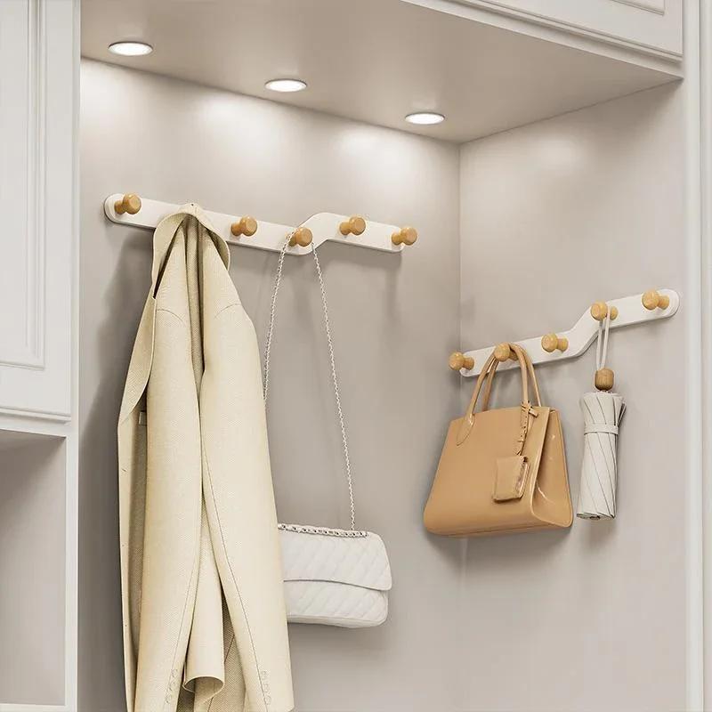 Nordischer hängender Kleiderhaken Einfaches Lagerregal Eingangsbereich Wand Garderobenhaken Schrank Schlafzimmer Schrank Küchenhalter Organizer