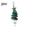 Handcrafted Ocean Inspired Gift Sea Glass Tree Ornament Handmade Starfish Hanging Ornament Decoration Coastal Style Pendant for Christmas Tree Bag