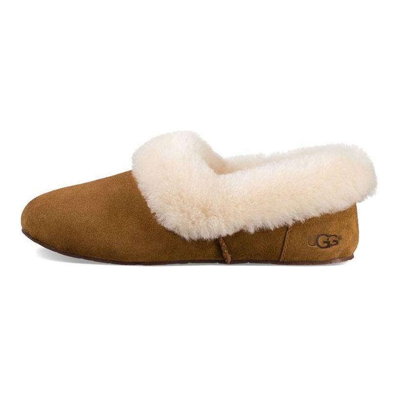 UGG Kendyl Plush Warm Comfortable Slip-On Shoes Women Shoes Chestnut-Brown 1011725-CHE