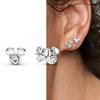S925 Sterling Silver Earrings Infinity Stones Charm Heart Earrings Mouse Earrings for Women Spring Earring Fashion Jewely Gift