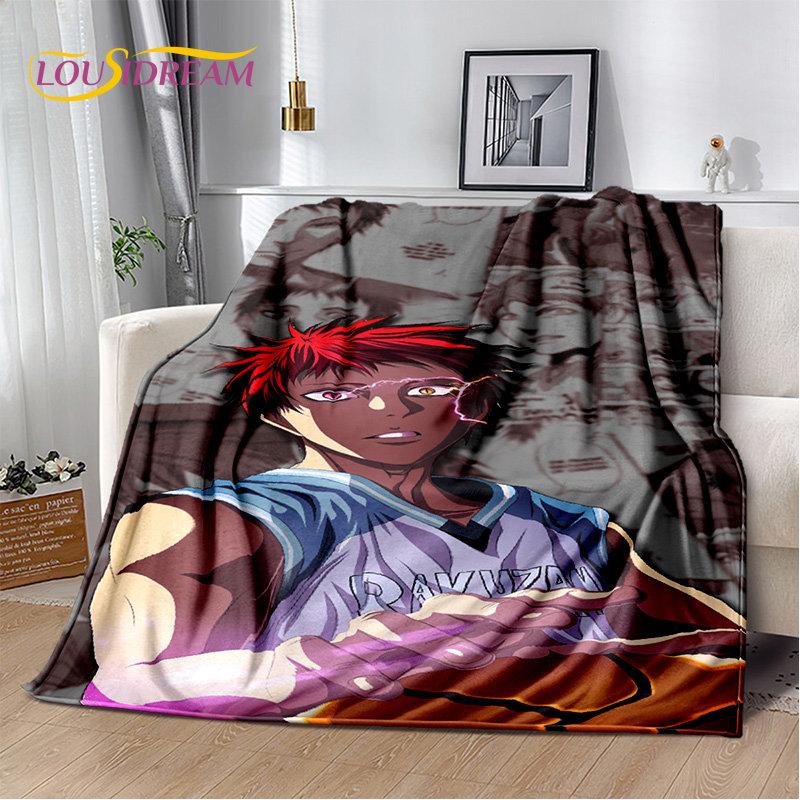 Kuroko's Basketball Anime Cartoon Soft Plush Blanket,Flannel Blanket Throw Blanket for Living Room Bedroom Bed Sofa Picnic Cove