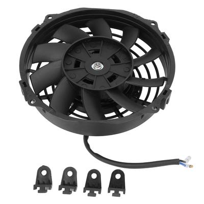 7 Zoll schwarzer universeller elektrischer Kühlerlüfter 10 Flügel Slim Fan Push Pull DC 12V für Autos