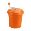 Salad Dryer Kitchen Gadgets Quick Drying Easy to Use Vegetable Fruit Orange 12L